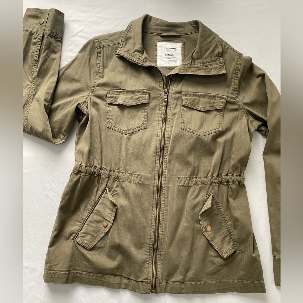 Sonoma olive green utility jacket